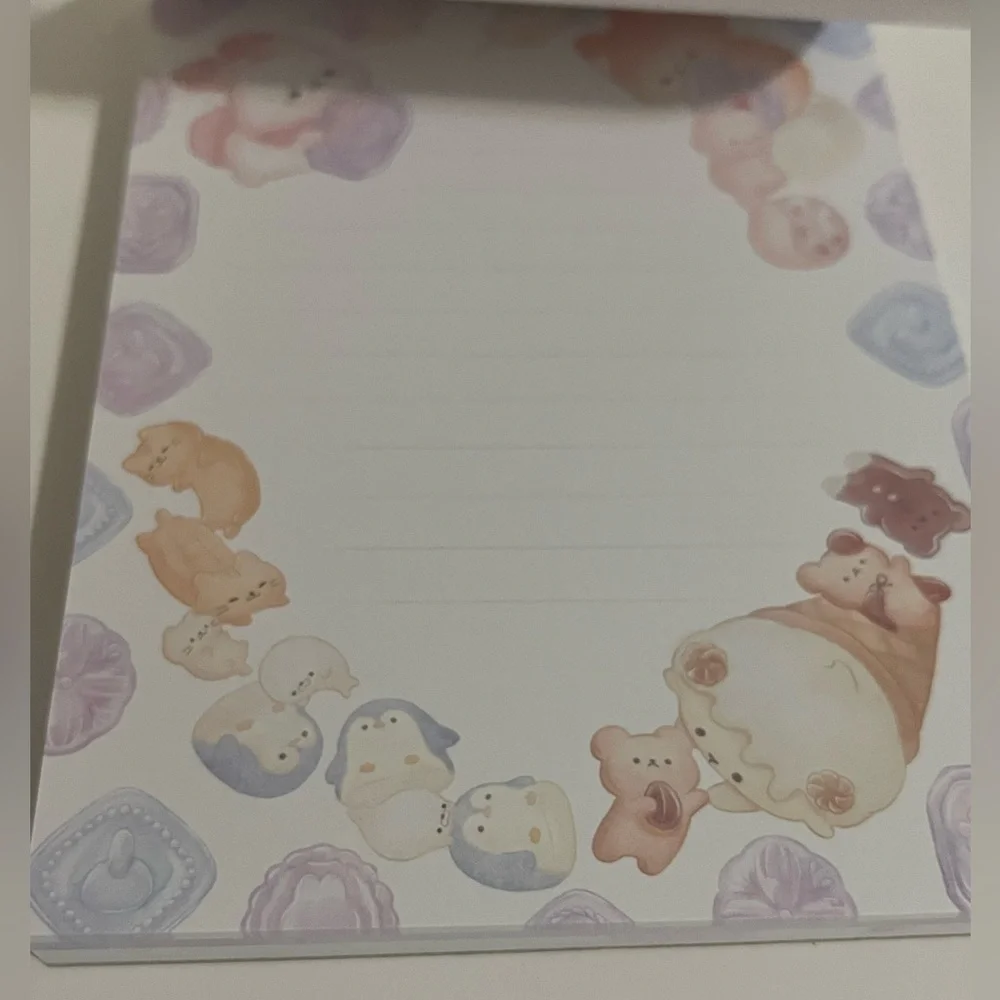 Sugarcocomuu Lolli and Pops Candy Day Memo Pad